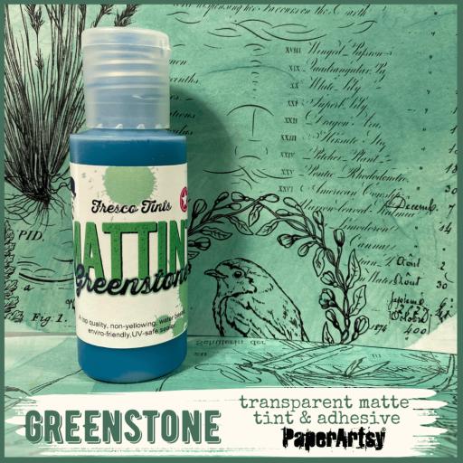 PaperArtsy - Mattint -  Greenstone