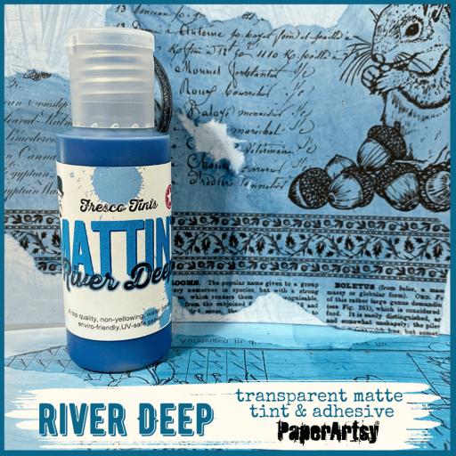 PaperArtsy - Mattint -  River Deep