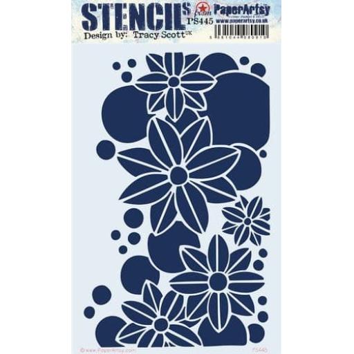 PaperArtsy -  PA Stencil 445 Large {Tracy Scott}