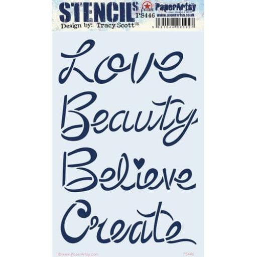 PaperArtsy -  PA Stencil 446 Large {Tracy Scott}