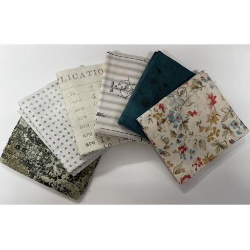 Tim Holtz Fat Quarters - Mixed Pack x 8