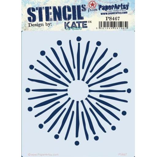 PaperArtsy -  PA Stencil 467 {Kate Crane} PRE ORDER