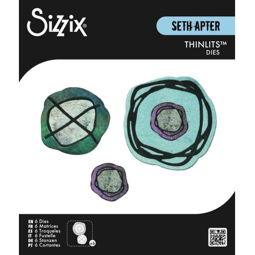 Sizzix® Thinlits™ Die Set 6PK Twisters by Seth Apter PRE ORDER