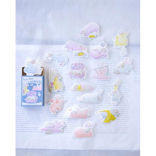 dodolulu -Matchbox 09 - Lazy Day Comforts - Flake Stickers