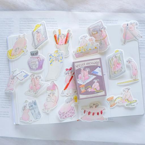 dodolulu -Matchbox 07 - Secret Message - Flake Stickers