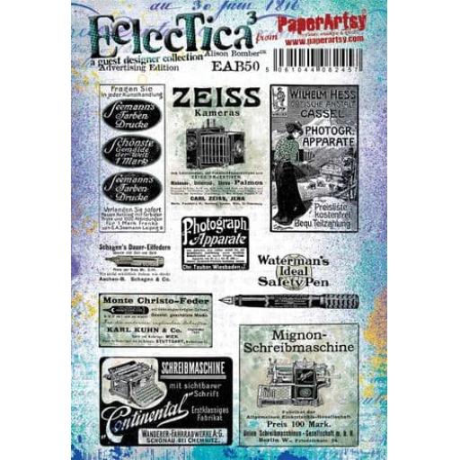PaperArtsy -   E³ Alison Bomber 50: Advertising Edition (A5 set on EZ)
