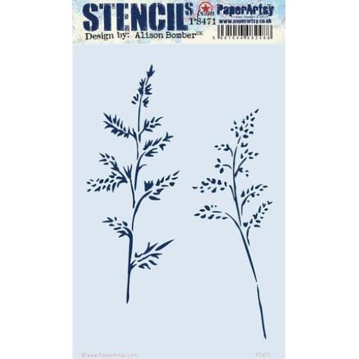 PaperArtsy -  PA Stencil 471 {EAB}Large