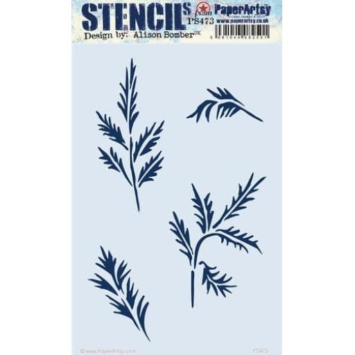 PaperArtsy -  PA Stencil 473 {EAB}Large