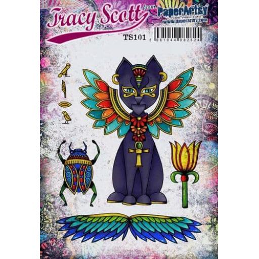 PaperArtsy - Tracy Scott 101 (A5 set, trimmed, on EZ)