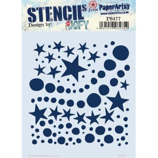 PaperArtsy -  PA Stencil 477 {JOFY}-Size 6.5" x 7" (16 x18cm)