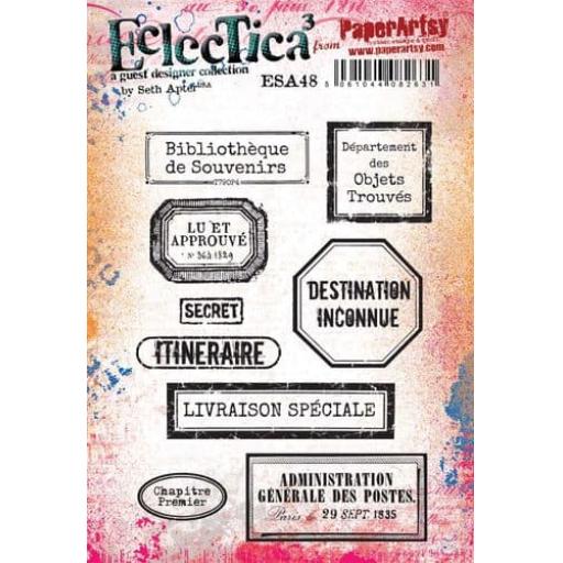 PaperArtsy -  E³ Seth Apter 48 (A5 set, trimmed, on EZ)