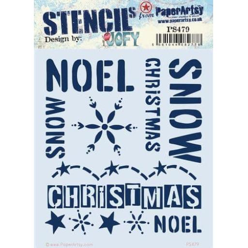 PaperArtsy -  PA Stencil 479 {JOFY}-Size 6.5" x 7" (16 x18cm)