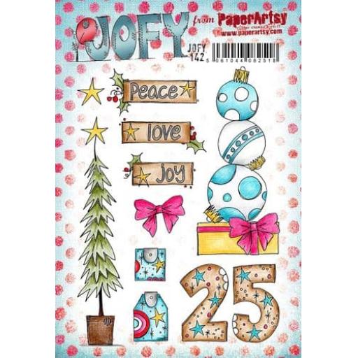 PaperArtsy - JOFY142 (A5 set, trimmed, on EZ)