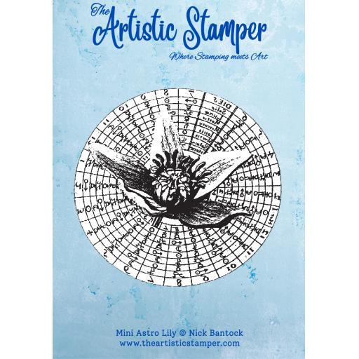 Mini Astro Lily © Nick Bantock (size A7 cut out & mounted on cling cushioning)