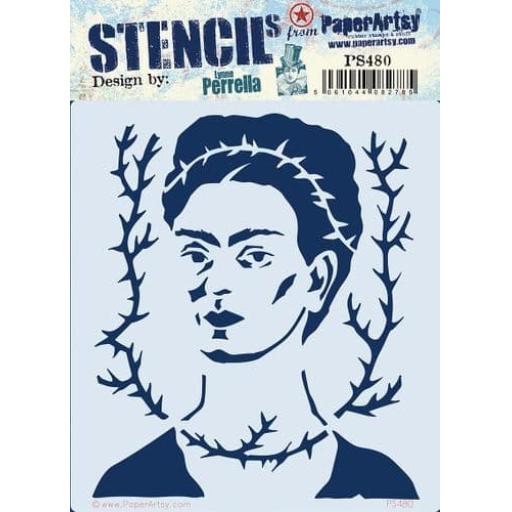 PaperArtsy -  PA Stencil 480 {LPC} size 6.5" x 7" (16 x18cm) PRE ORDER ( due in Thursday 28th August)