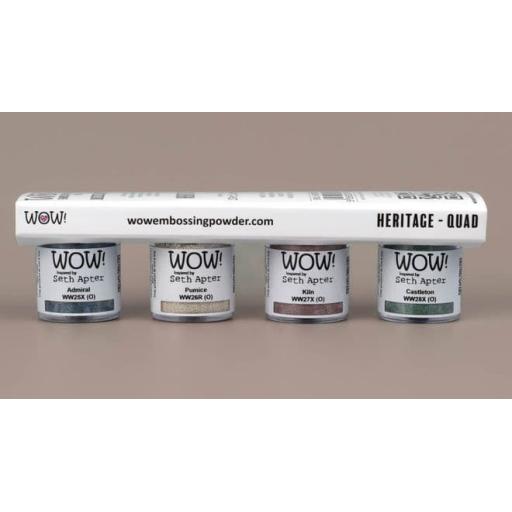 WOW Embossing Powders - Heritage Quad ...inspired by Seth Apter