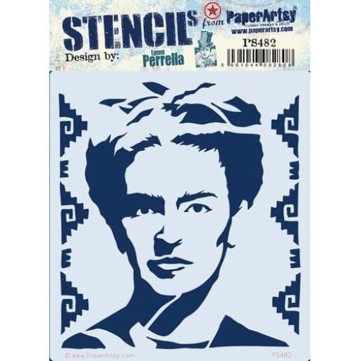 PaperArtsy -  PA Stencil 482 {LPC} size 6.5" x 7" (16 x18cm) PRE ORDER ( due in Thursday 28th August)