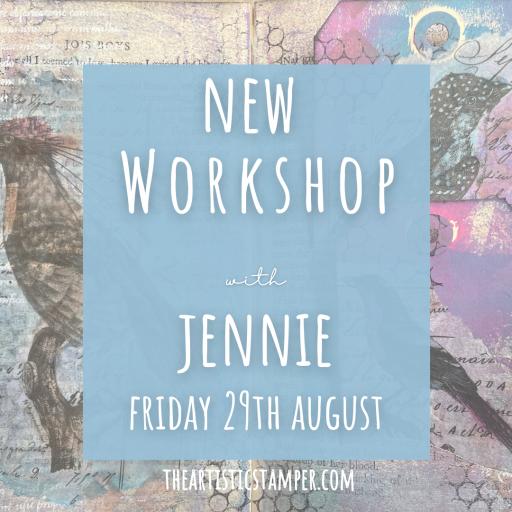 Friday 29th August 10am-1pm Altered Book Class with Jennie ( Please note venue below)