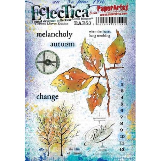 PaperArtsy -    E³ Alison Bomber 53: Twisted Leaves Edition (A5 set on EZ)