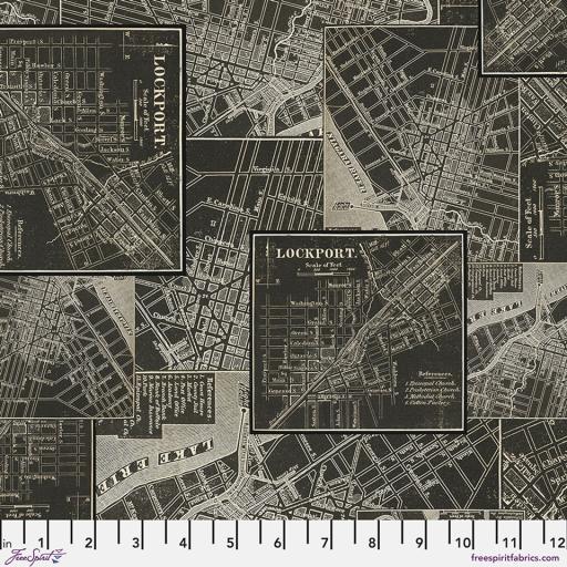Tim Holtz Palette Charcoal - Charcoal Map