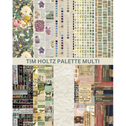 Tim Holtz Palette Multi -10 x 1/2 metre of each Multi Fabric ( Full Set)