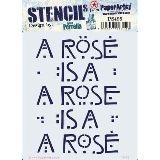PaperArtsy -  PA Stencil 495 {LPC} size 6.5" x 7" (16 x18cm) PRE ORDER