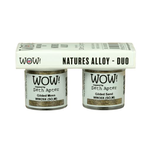 WOW! Nature's Alloy Duo of Mixed Media Embossing Powders (...inspired by Seth Apter)WOWKD006