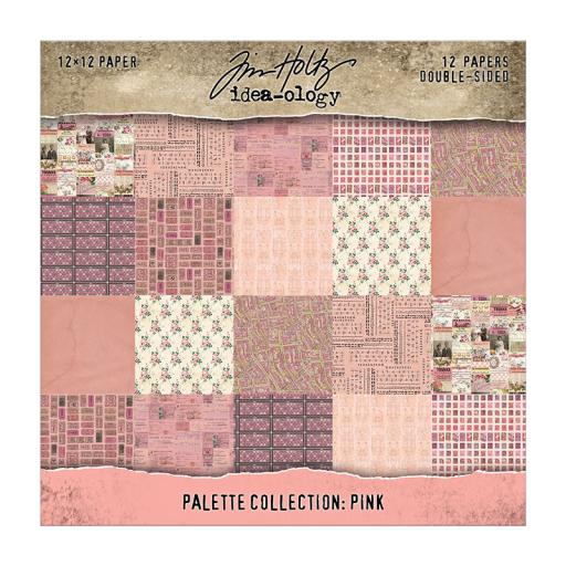 Tim Holtz Idea-ology - Palette Collection: Pink (12"x12")