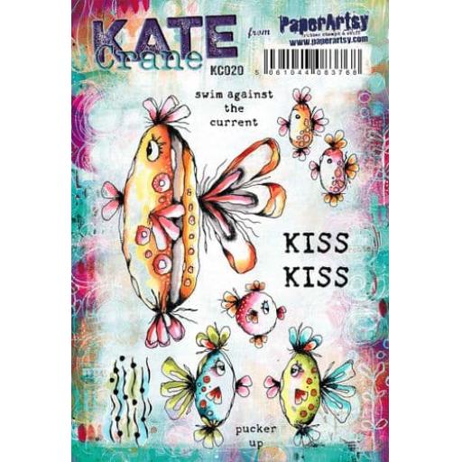 PaperArtsy -  Kate Crane Stamp Set 020(A5 on EZ)
