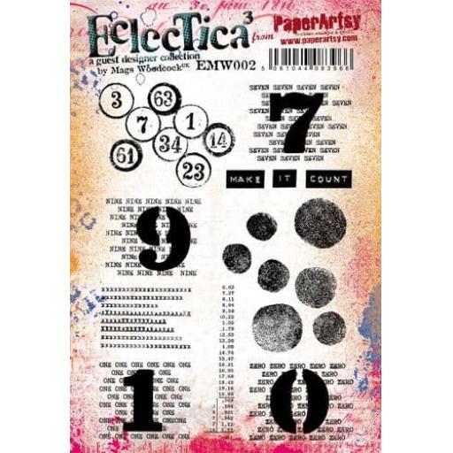 PaperArtsy -  E³ Mags Woodcock 02 (A5 set, trimmed, on EZ)