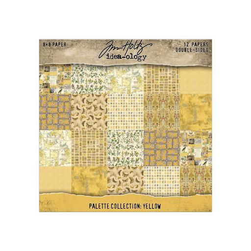 Tim Holtz Idea-ology - Palette Collection: Yellow (8"x8") PRE ORDER due in 9/3