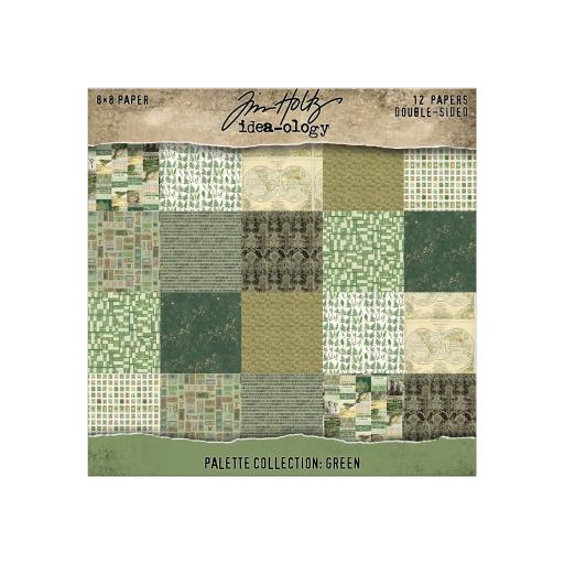Tim Holtz Idea-ology - Palette Collection: Green (8"x8") PRE ORDER due in 9/3