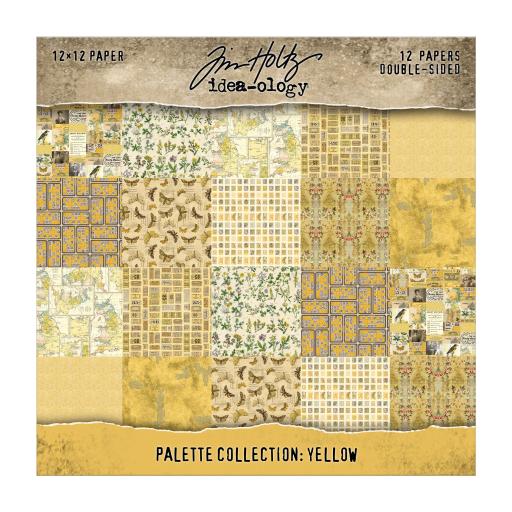 Tim Holtz Idea-ology - Palette Collection: Yellow (12"x12")