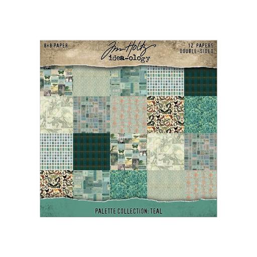Tim Holtz Idea-ology - Palette Collection: Teal (8"x8") PRE ORDER