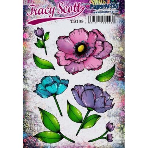PaperArtsy -  Tracy Scott 108 (A5 set, trimmed, on EZ) PRE ORDER