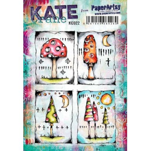 PaperArtsy - Kate Crane Stamp Set 022 (A5 on EZ) PRE ORDER
