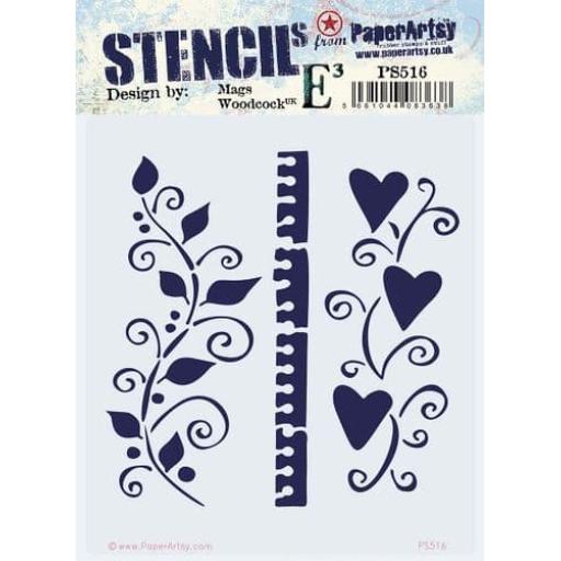 PaperArtsy -  PA Stencil 516 {EMW} size 16 x18cm