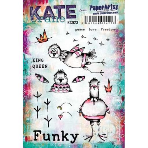 PaperArtsy - Kate Crane Stamp Set 023 (A5 on EZ)