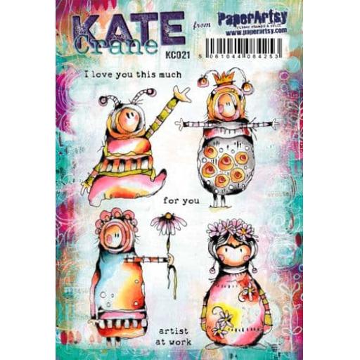 PaperArtsy -  Kate Crane Stamp Set 021 (A5 on EZ) PRE  ORDER
