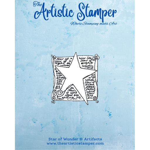 Artifacts - Star of Wonder (cut out and mounted on cling foam)