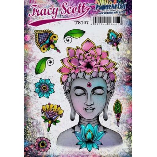 PaperArtsy -  Tracy Scott 107 (A5 set, trimmed, on EZ) PRE ORDER