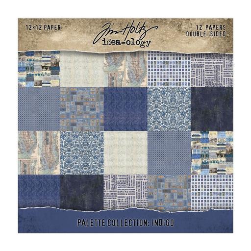 Tim Holtz Idea-ology - Palette Collection: Indigo (12"x12") PRE ORDER
