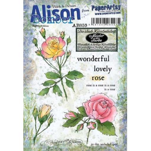 PaperArtsy - Alison Bomber 059: Rose Edition (A5 on EZ)