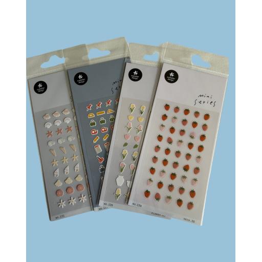 Suatelier MIni Series - includes stationery, shells, strawberries & flowers