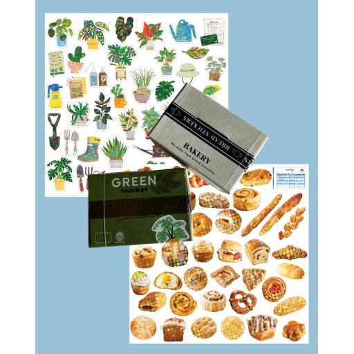 Greeting Life Haco Bakery & House plant Stickers