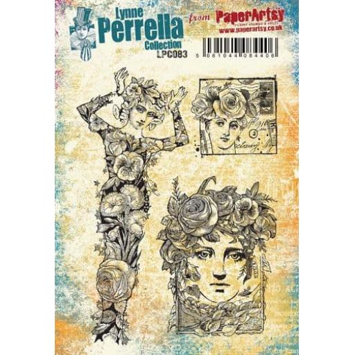 Paperartsy - Lynne Perrella 083 (A5 set, cling-foam trimmed)