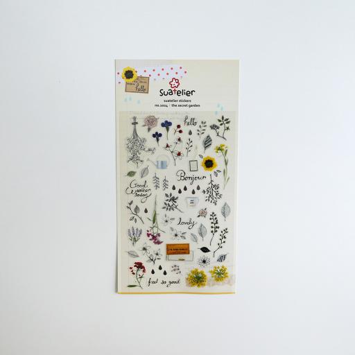 Suatelier Daily Deco Stickers - the secret garden