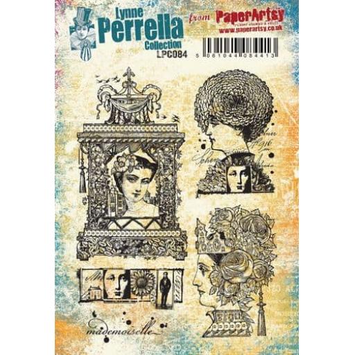 Lynne Perrella 084 (A5 set, cling-foam trimmed)