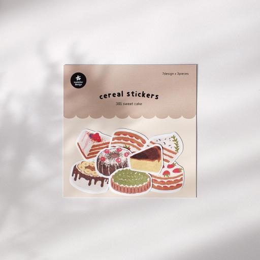 Suatelier Cereal Stickers -Sweet Cake