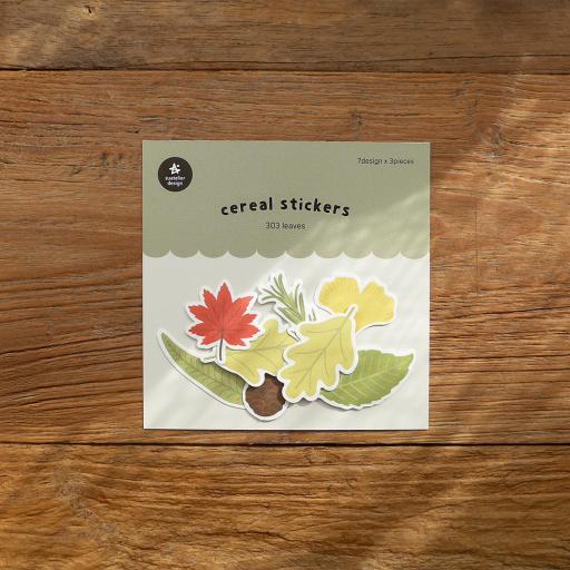 Suatelier Cereal Stickers -Leaves